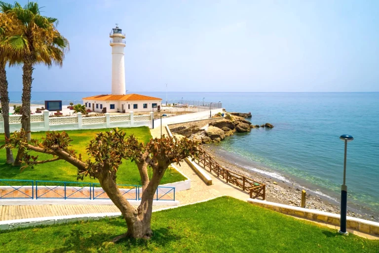 Torrox Costa Spain. El Faro Lighthouse Torrox Costa